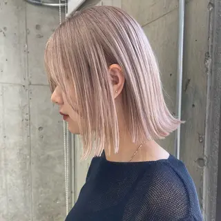 ミディアム カラー 🎀原宿 "ボブ" / カット ナナ🎀のヘアスタイル