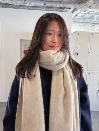 ミディアム 🧣misaki 🧣のヘアスタイル