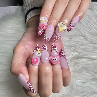 ネイル 仙台中山長さだし可 スカルプAIRI🎀のネイルデザイン