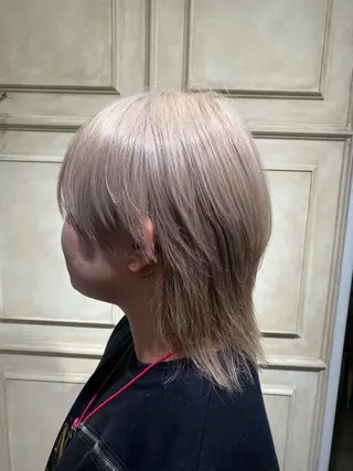 ショート カラー メンズ reverd 竹下 大輔 メンズパーマのヘアスタイル