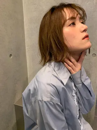 ショート カラー パーマ CEINE+ officialのヘアスタイル