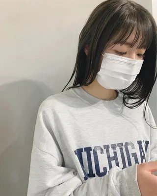 ロング カラー ボブパーマコテ巻き風 パーマNo1深江秀平のヘアスタイル