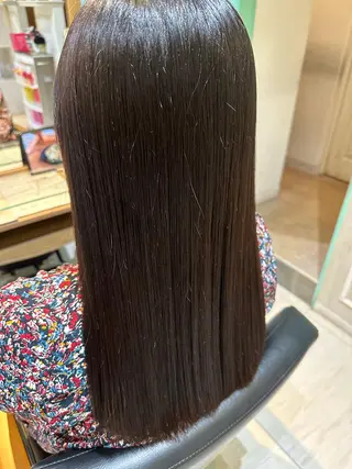 ロング 透けるbrown カラー🎗♡yukaのヘアスタイル