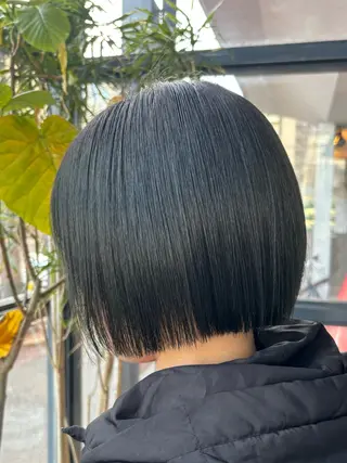 ミディアム カラー Haircraft 長岡琉菜のヘアスタイル