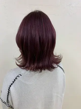 ミディアム 顔周りレイヤー/新宿 /モテ艶カラー/航介のヘアスタイル