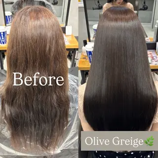 ロング カラー 艶カラー✨️髪質改善 🪽縮毛矯正mamiのヘアスタイル
