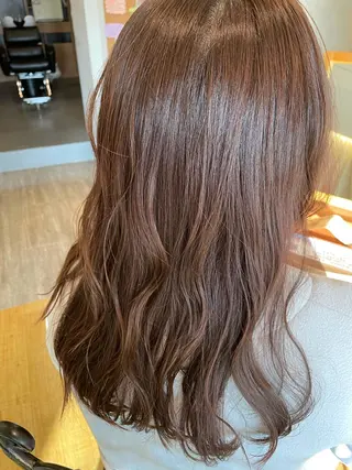 ロング カラー 英語ok sohee ソヒ 305号室のヘアスタイル