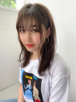 ショート カラー パーマ ヘアアレンジ 🎀愛されモテヘア♡ 梅澤夏基🎀のヘアスタイル