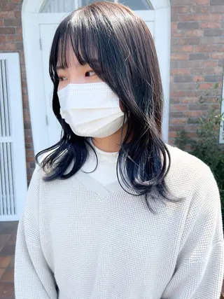ロング カラー YURAGI🤍 SAEのヘアスタイル