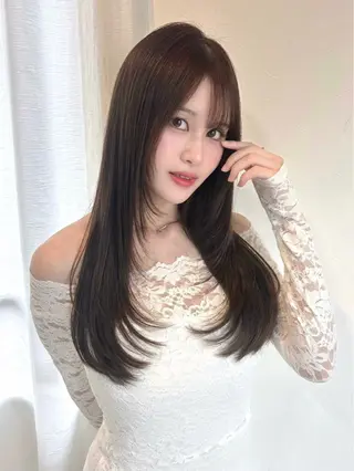 ロング カラー annuy ayanaのヘアスタイル