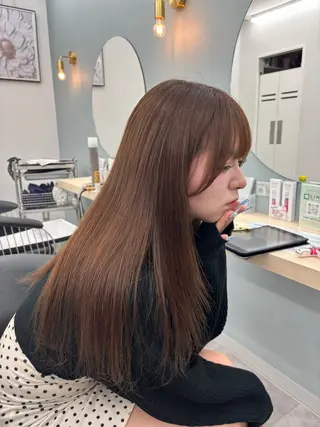 ロング ブリーチなしwカラー 🐈⬛kotoseのヘアスタイル