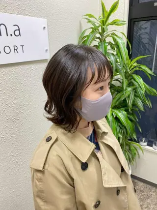 ショート 美谷添(ミヤゾエ) まどか大人ヘアサロンのヘアスタイル