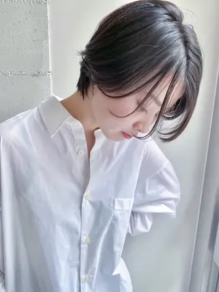 ショート メンズパーマ/フェ ザーパーマ/古川晴輝のヘアスタイル