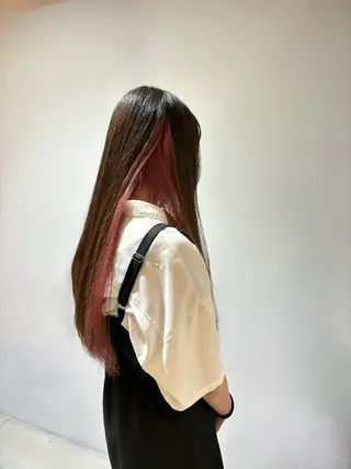 ロング カラー 森本 ゆらのヘアスタイル