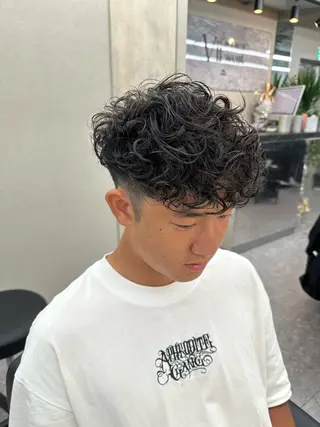パーマ メンズ メッシュパーマ支持率 ◎大宮/隼也のヘアスタイル