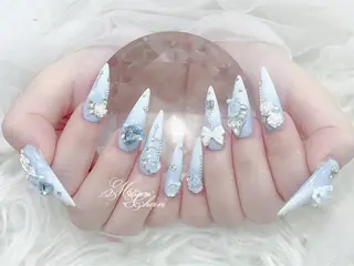 ネイル MoMoA Nail ネイル長さ出し専門店のネイルデザイン