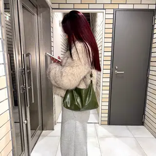 ロング カラー ri kaのヘアスタイル