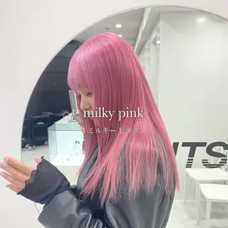 ロング カラー 色落ち綺麗🩰ハイ トーン🎀RINKAのヘアスタイル