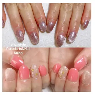 ミディアム ネイル 🐾enen style 🐾のネイルデザイン