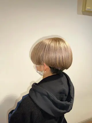 ショート カラー 馬渕 拓海のヘアスタイル