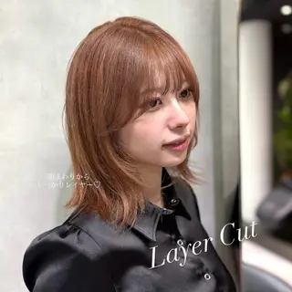 ミディアム 🤍モテレディヘア 🤍Hitohaのヘアスタイル