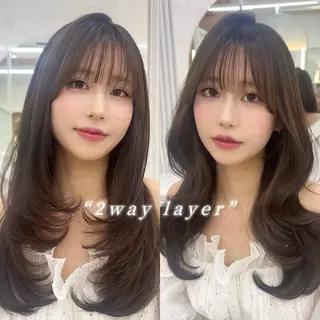 セミロング 鈴木 彩莉のヘアスタイル