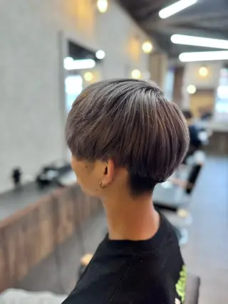 ショート カラー メンズ 増山 諒 【メンズ専門美容師】のヘアスタイル