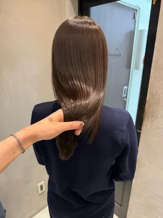 セミロング 新宿/顔周りカット +レイヤー=しずく♩のヘアスタイル