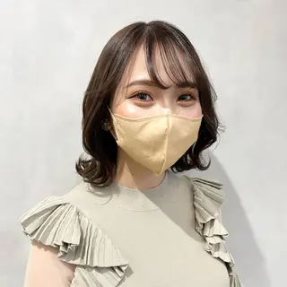 ミディアム カラー 🩵ブリーチカラー MIORI🩵のヘアスタイル