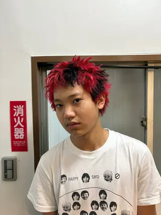 カラー メンズ 池田 陽喜のヘアスタイル