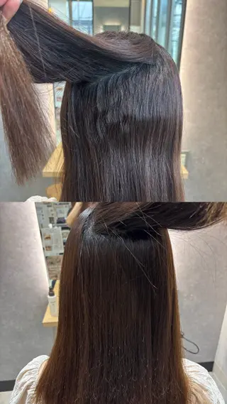 セミロング konomi✧︎*。 ／暖色艶カラー🍒‎のヘアスタイル