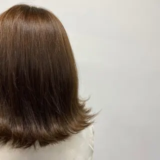 ミディアム 韓国風ベージュ🤎 赤みなし🌿横浜🤎のヘアスタイル