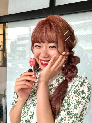 ヘアアレンジ 武田 悠生乃のヘアスタイル