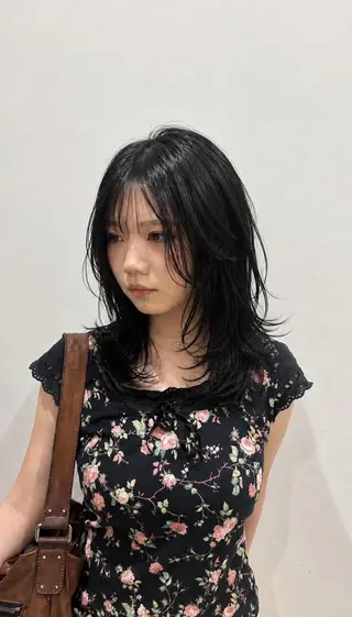 カラー セミロング 透明感美髪💙ྀི/ 髪質改善/ミナルのヘアスタイル