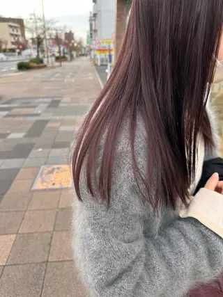 ロング カラー メンズカットパーマ/ ブリーチ高柳将太のヘアスタイル