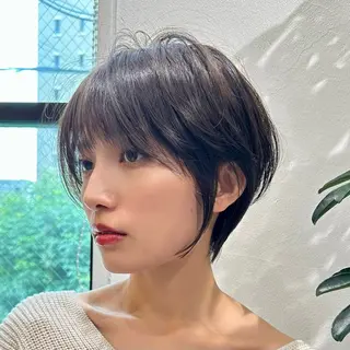 ショート 縮毛矯正/レイヤー taiga🧡のヘアスタイル