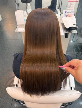 ロング カラー 髪質改善カラー｜ Yukino🫧のヘアスタイル