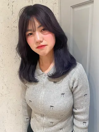 セミロング カラー mai / linoah˚✧のヘアスタイル
