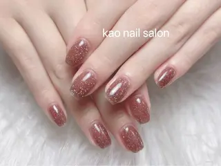 ネイル kao nail マグネット/長さだしのネイルデザイン