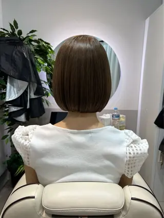 ミディアム 銀座✨レイヤーカット 顔まわり/坂本亜裟海のヘアスタイル