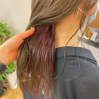 ロング 前川 朋香のヘアスタイル