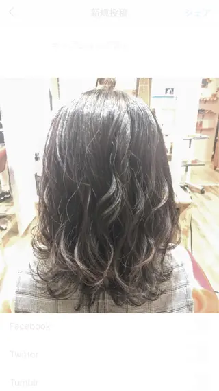 ミディアム パーマ 限定クーポン 💕大量更新ブリーチのヘアスタイル