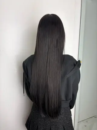 ロング カラー aino⟡.·透明感 ガーリーヘア🩰🪄のマツエク・マツパデザイン