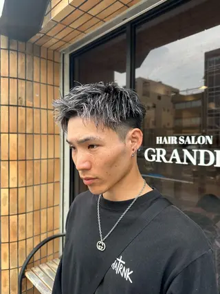 ショート メンズ ハヤシカズキ/カラー ✂/メンズパーマのヘアスタイル