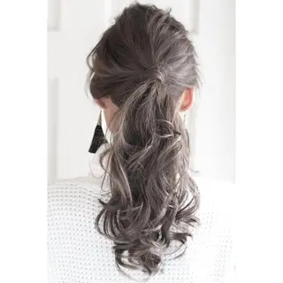 ロング EIGHT plum TOKIOリミテッドのヘアスタイル
