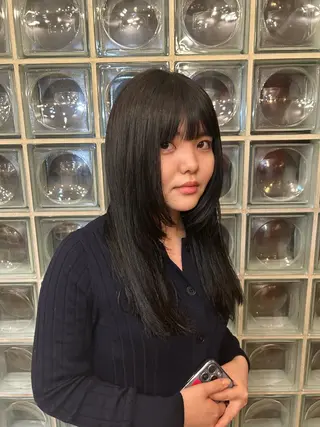 ロング カラー 小島 颯太のヘアスタイル