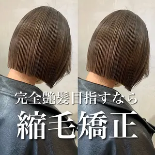 ショート 💙レイヤー縮毛矯正 大宮/虎白💙のヘアスタイル