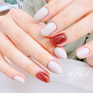 ネイル 胡蝶蘭レディースサロ ンNailMOKAのネイルデザイン