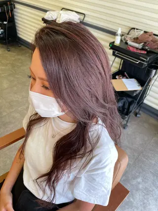 ロング 切りっぱなしボブ/ 三瀬翔のヘアスタイル