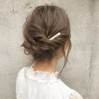 ヘアアレンジ 飯嶋 彩奈のヘアスタイル